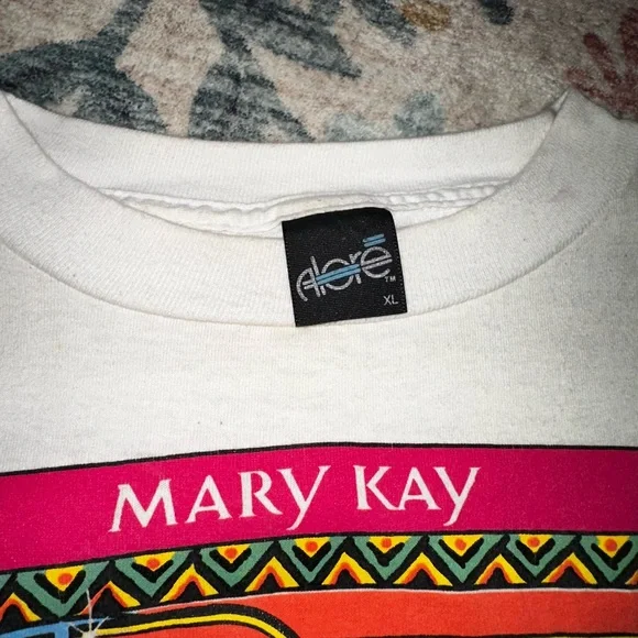 Vintage Single Stitch Bundle of 2 Mary Kay Make Up Seminar Tees 1992 and 1994 - Picture 3 of 7